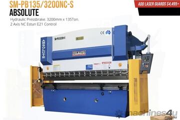 SM-PB135-3200NC2-ABSOLUTE. Best Value Hydraulic Pressbrake In Australia