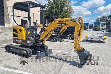 U18 Yuchai 2025 Model Pro Series Mini Excavator 1.85T with hydraulic hitch