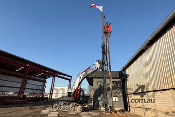 Piling Leader Mast Excavator Mounted