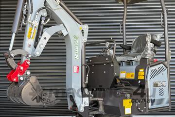 Raptor RE10-9B 1T Mini Excavator, Side Joystick, Swing Boom